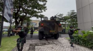 Simulasi Pengamanan VVIP, Aston Sidoarjo Sambut Tamu Penting Negara