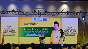 Adam Rusydi Kembali Pimpin Golkar Sidoarjo