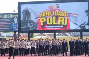 Polresta Sidoarjo Gelar Upacara Peringatan Hari Juang Polri