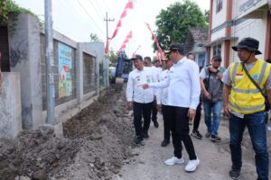 Pemkab Sidoarjo Targetkan Betonisasi Bringinbendo Jadi Solusi Atasi Banjir