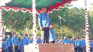 Sekda Alor Tutup Pengabdian Lewat Apel KORPRI
