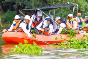 Susur dan Bersih Kali dalam Rangka Peringati Hari Jadi Pemprov Jatim ke -80
