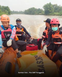 Tim SAR Gabungan Berhasil Temukan Kakek Sihman di Sungai Brantas