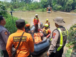 Polsek Krian Temukan Remaja Terseret Arus di Hari Kelima Pencarian