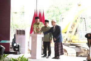 Bupati Subandi Pastikan Dukungan Pemkab dalam Groundbreaking Ponpes Al Khoziny
