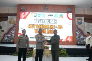 Kapolresta Sidoarjo Hadiri Tasyakuran HUT Satpam Ke-45