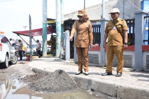 Hujan Deras, Satgas Sidoarjo Gerak Cepat Tambal Jalan