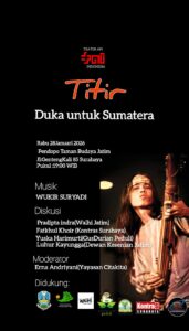 Pertunjukan Musik Amal TITIR Wukir Suryadi Bakal Digelar di Taman Budaya Jatim Akhir Bulan Ini, Catat Tanggalnya!