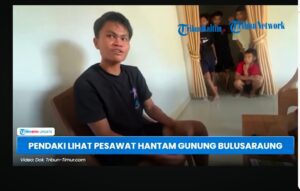 Saksi Mata Cerita Detik-detik Pesawat ATR Tabrak Lereng Gunung Bulusaraung