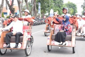 Sidoarjo Dapat 200 Becak Listrik dari Presiden Prabowo, Abang Becak Sambut Gembira
