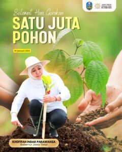 Hari Sejuta Pohon, Khofifah Serukan Aksi Hijau