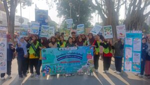 Sosialisasi Hidup Sehat, SMPN 1 Gedangan Ramaikan CFD Alun-Alun Sidoarjo