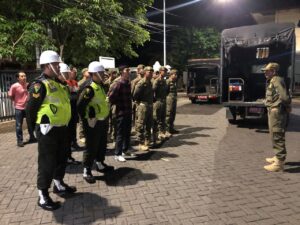 Subdenpom V/4-1 Sidoarjo laksanakan Patroli Gabungan Di Caffee Dan Tempat Tongkrongan Remang-Remang Di Bulan Ramadan