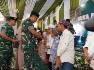 Safari Ramadhan di Kodim 0817/Gresik, Danrem 084/Bhaskara Jaya Pererat Silaturahmi dengan Prajurit dan Persit