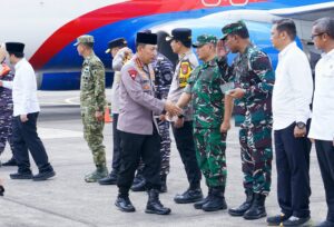Kasrem 084/BJ Hadiri Safari Ramadan Kapolri di Polda Jatim   
