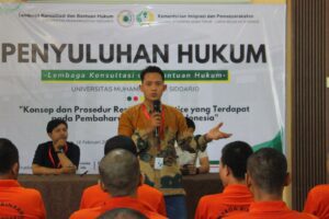 Lapas Sidoarjo Gelar Penyuluhan Hukum Bersama UMSIDA Bahas Restorative Justice dalam Pembaruan KUHAP