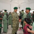 Danrem 084/Bhaskara Jaya Pimpin Upacara Kenaikan Pangkat dan Halal Bihalal