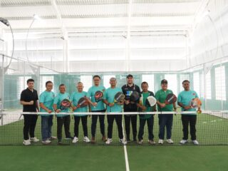 Danrem 084/Bhaskara Jaya Resmikan Lapangan Padel