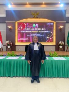 Resmi Disumpah Jadi Advokat, Rahmat Muhajirin Siap Buka Layanan Bantuan Hukum Gratis di Sidoarjo