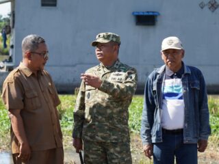 Danrem 084/Bhaskara Jaya Survei Lokasi Pembangunan Koperasi Desa di Jabon Sidoarjo
