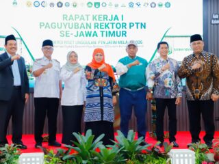 Gubernur Khofifah Luncurkan Riset Kolaborasi PTN Jatim Melaju, Dorong Pembangunan Berbasis Data dan Ilmu Pengetahuan