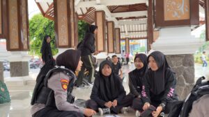 Polwan Jenggala Presisi Patroli Motor di Sidoarjo, Sasar Titik Rawan Kamtibmas