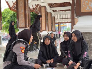 Polwan Jenggala Presisi Patroli Motor di Sidoarjo, Sasar Titik Rawan Kamtibmas