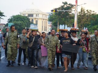 Pengamanan Humanis, Peringatan Mayday di Surabaya Berlangsung Aman