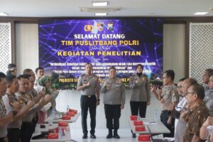 Puslitbang Polri Teliti Almatsus Dalmas dan Ketahanan Pangan di Polresta Sidoarjo