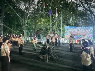 Siswa SD Al Muslim Dilatih Mandiri dan Berani Lewat Perjusa di Telogo Sewu