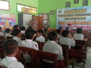 Polsek Wonoayu Gelar Sosialisasi Anti-Bullying di SDN Lambangan
