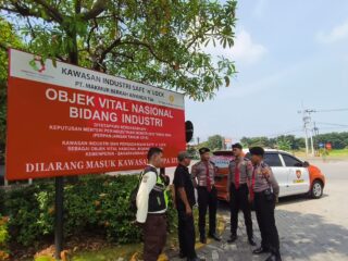 Patroli Objek Vital, Sat Samapta Polresta Sidoarjo Cegah 3C dan Premanisme