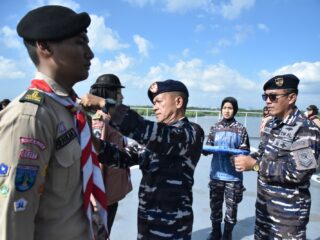 Koarmada II Perkuat Jiwa Nasionalisme Generasi Muda dalam Persami KKRI 2026