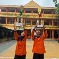 Moncer! Siswa SMP Sepuluh Nopember Sidoarjo Sabet Juara Takraw-Panjat Tebing