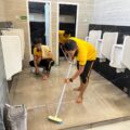 Jelang Hari Bhayangkara, Polresta Sidoarjo Bersihkan Masjid hingga Klenteng