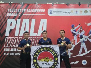 Tujuh Medali Sukses Diraih Prajurit Koarmada II di Kejuaraan Taekwondo Piala Wali Kota Surabaya