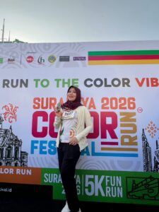 Senator RI Ning Lia Dorong Gaya Hidup Sehat Lewat Surabaya Color Run Festival 2026