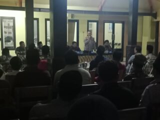 Dengar Keluhan Warga, Polsek Jabon Perkuat Sinergi Jaga Kamtibmas
