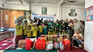 Keren! Siswa Kelas IX SMP Al Muslim Sidoarjo Kelola Mandiri Aksi Sosial di Panti Yatim