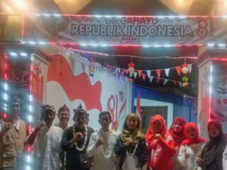 Semarak HUT RI, Warga Dusun Bandar Sidoarjo Adu Kreativitas Hias Kampung