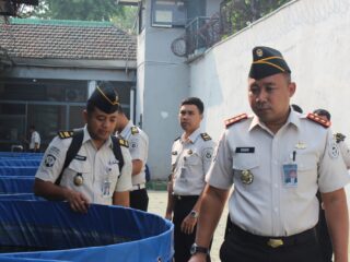 Lapas Sidoarjo Genjot Ketahanan Pangan Lewat Bioflok Lele