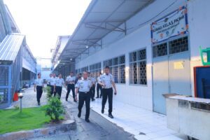 Gelar Bintorwasdal di Lapas Sidoarjo, Kakanwil Ditjenpas Jatim Soroti Keamanan dan Kebersihan