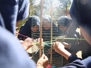 Siswa SMP Al Muslim Tempa Jiwa Kepemimpinan Lewat LDKS di Trawas