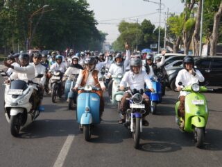Aksi Motoran Santun Hari Santri, Ketua DPRD Sidoarjo: Bukti Santri Patuh Aturan